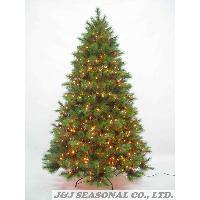 7.5 PVC & BRISTLE Mixed Tree w/76 pinecone